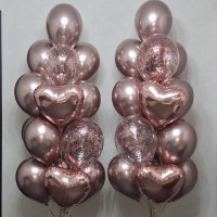 Набор фонтанов "Rose gold"